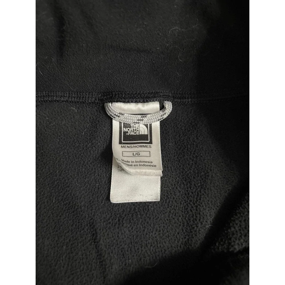 The North Face TKA 100 Fleece Black Pullover (Large)